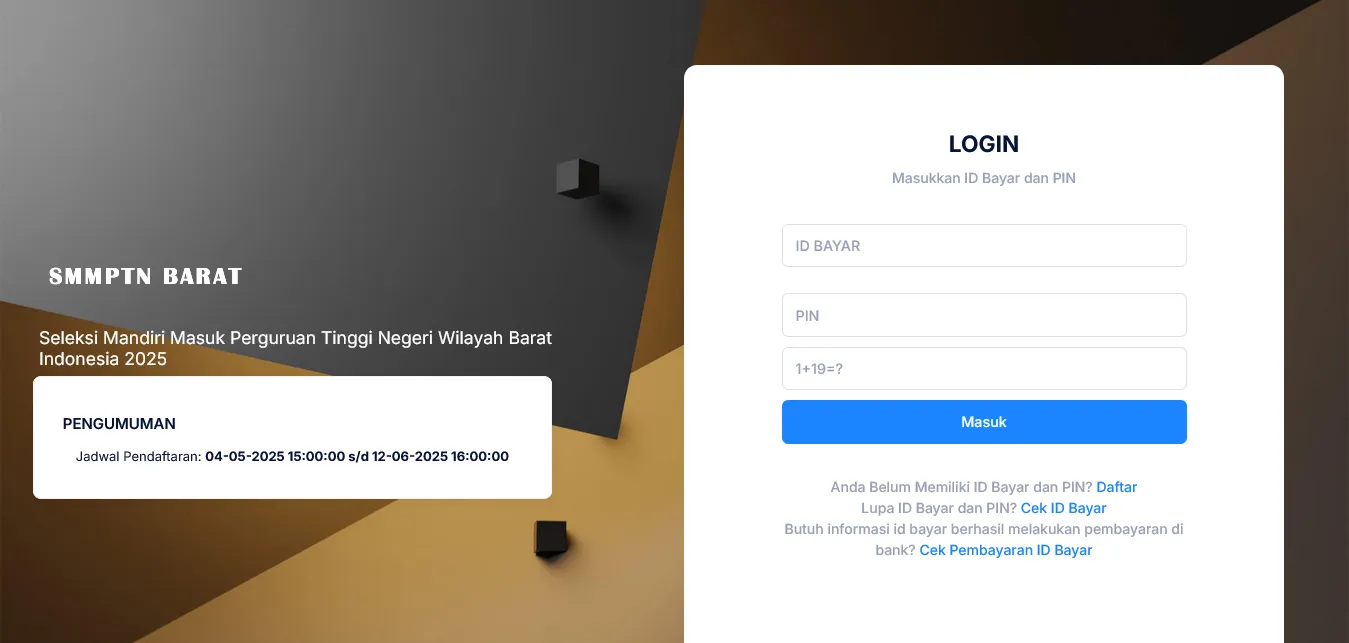 Panduan Lengkap Cara Daftar SMMPTN Barat 2025: Syarat, Jadwal, dan 28 PTN Pilihan