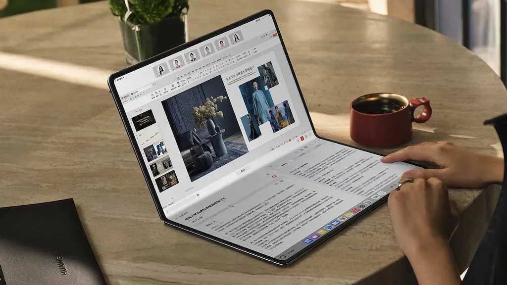 Kecanggihan Huawei MateBook Fold: Laptop Layar Lipat Pertama dengan HarmonyOS 5