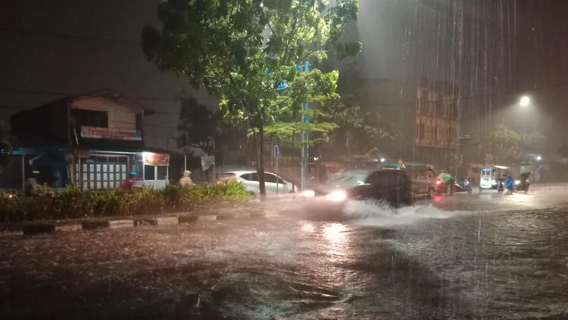 Hujan Deras Sebabkan Pohon Tumbang di Medan, Listrik Sempat Padam